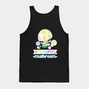 funny cute mushroom Tank Top